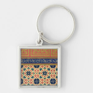 Arabic decorative designs (colour litho) keychain
