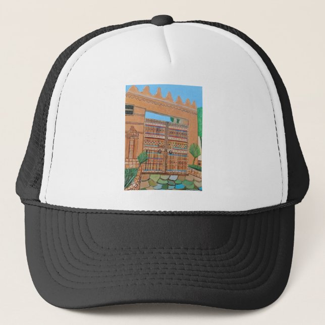 Arabic Door Trucker Hat (Front)