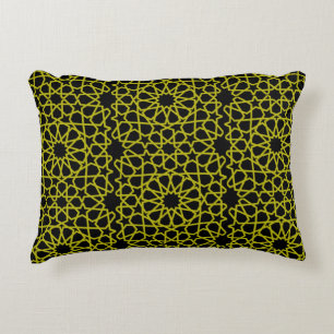 Arabic Fabric Home Pattern Print Accent Pillow