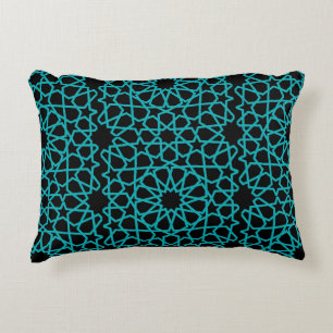 Arabic Fabric Home Pattern Print Accent Pillow