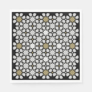 Arabic Fabric Home Pattern Print Napkin