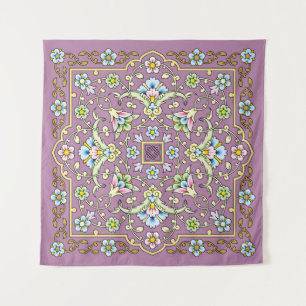 Arabic Floral Frame. Traditional Islamic Design. M Tapestry