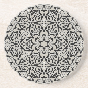 Arabic floral pattern coaster