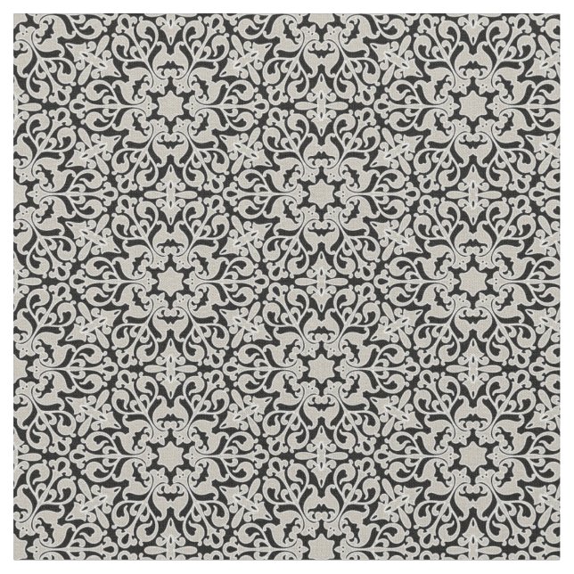 Arabic floral pattern fabric (Close Up)