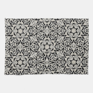Arabic floral pattern kitchen towel
