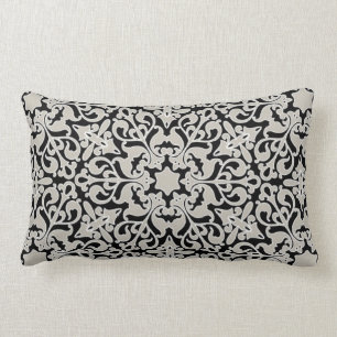 Arabic floral pattern lumbar pillow