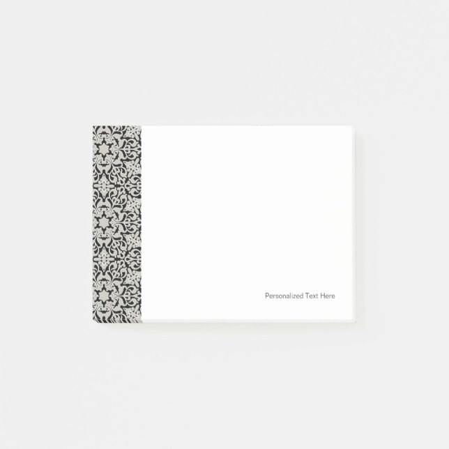 Arabic floral pattern post-it notes (Front)