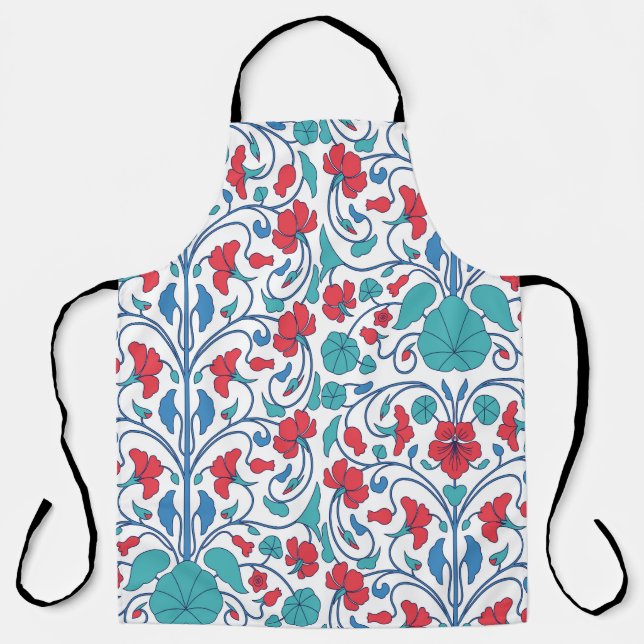Arabic floral seamless vintage pattern. apron (Front)