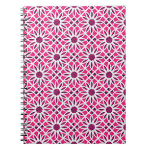 Arabic geometric ornament: seamless texture. notebook