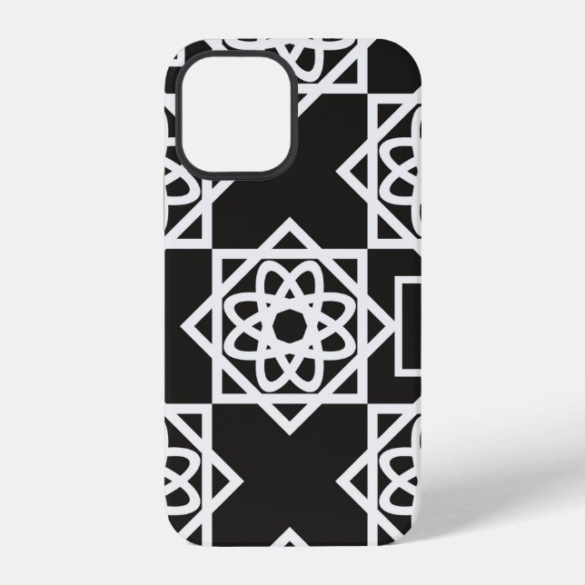 Arabic geometric pattern. Art decor. Islam. Flower iPhone Case (Back)