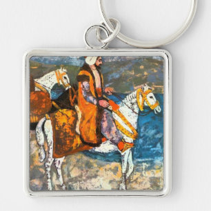 Arabic Horseman Keychain
