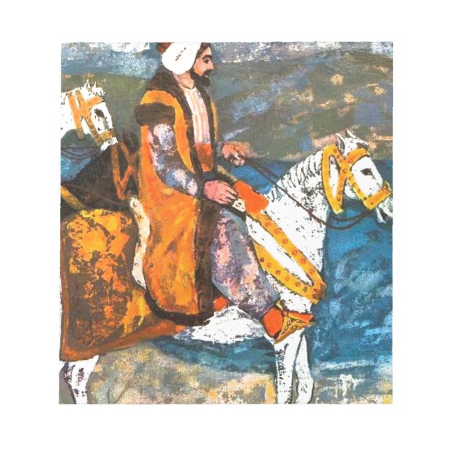 Arabic Horseman Notepad (Front)