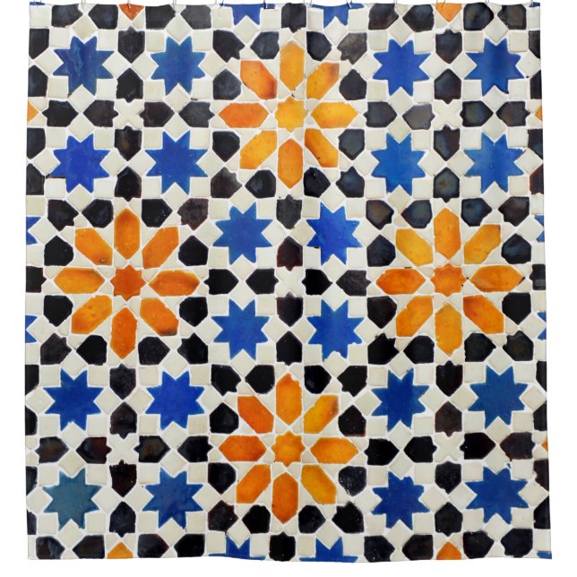 Arabic mosaic of tiles in Moroccan style, decorati (Front)