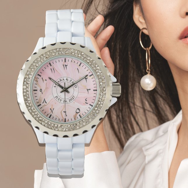 Arabic Numerals Women’s Watch – Elegant Rhinestone (Creator Uploaded)