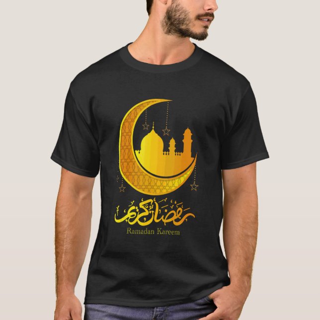 Arabic Ramadan Kareem Decoration Islamic Celebrati T-Shirt (Front)