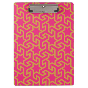 Arabic Star Shaped Pattern Clipboard