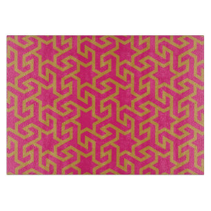 Arabic Star Shaped Pattern Cutting Board