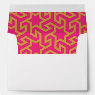 Arabic Star Shaped Pattern Envelopes