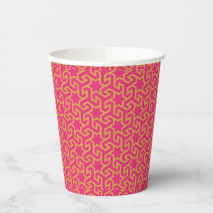 Arabic Star Shaped Pattern Paper Cups
