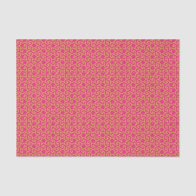 Arabic Star Shaped Pattern Tissue Paper (Front)