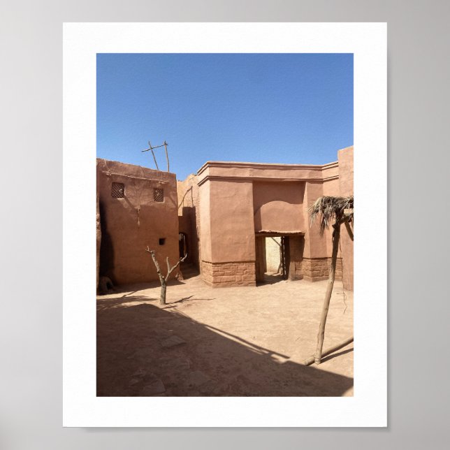 Arabic style houses poster (Front)