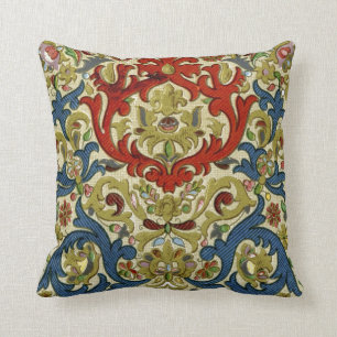 Arabic Style Pattern Throw Pillow