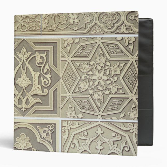 Arabic tile designs (colour litho) binder (Front/Inside)