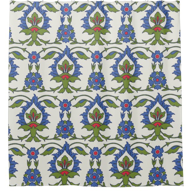 Arabic Traditional: Iznik Tile Seamless. (Front)