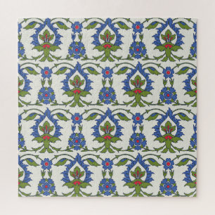 Arabic Traditional: Iznik Tile Seamless. Jigsaw Puzzle