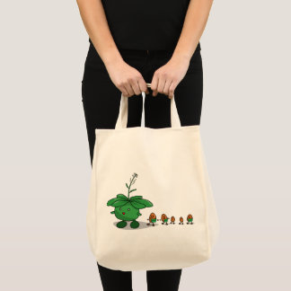 Arabidopsis and seeds tote bag