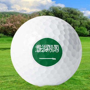 Arabie Saoudite balle de golf, Drapeau Saoudien pa