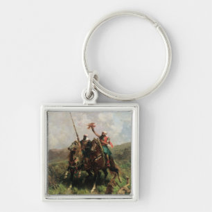 Arabs with a Falcon Keychain