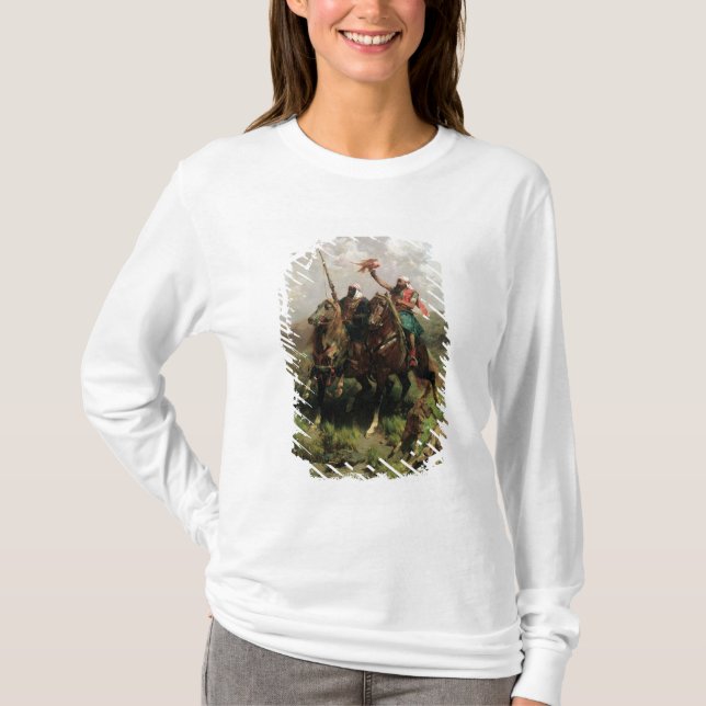 Arabs with a Falcon T-Shirt (Front)