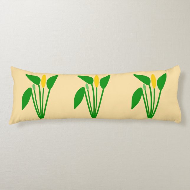 Araceae Body Pillow (Front)
