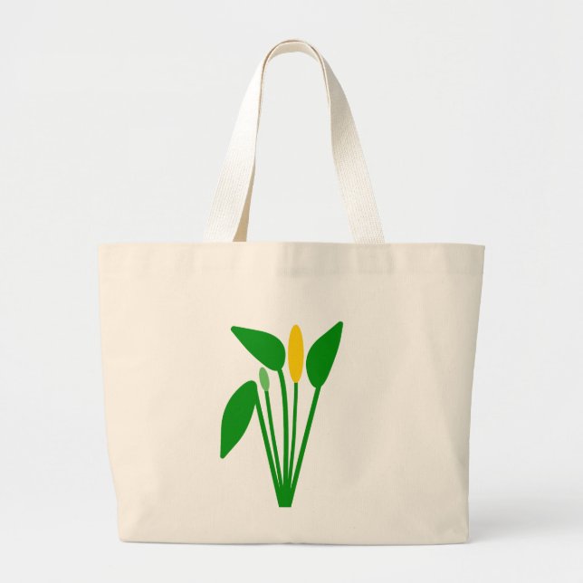 Araceae Jumbo Tote Bag (Front)