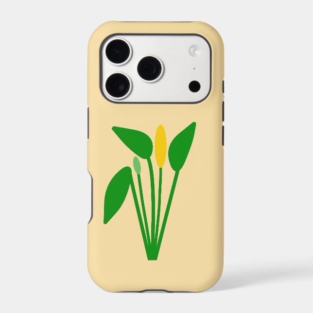 Araceae Slim Phone Case (Back)
