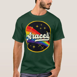Araceli Rainbow In Space Vintage Style T-Shirt