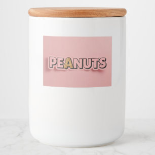 Arachide, Sticker pour le Conteneur alimentaire, p