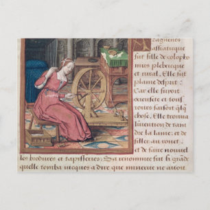 Arachne, from 'Vie des Femmes Celebres' Postcard