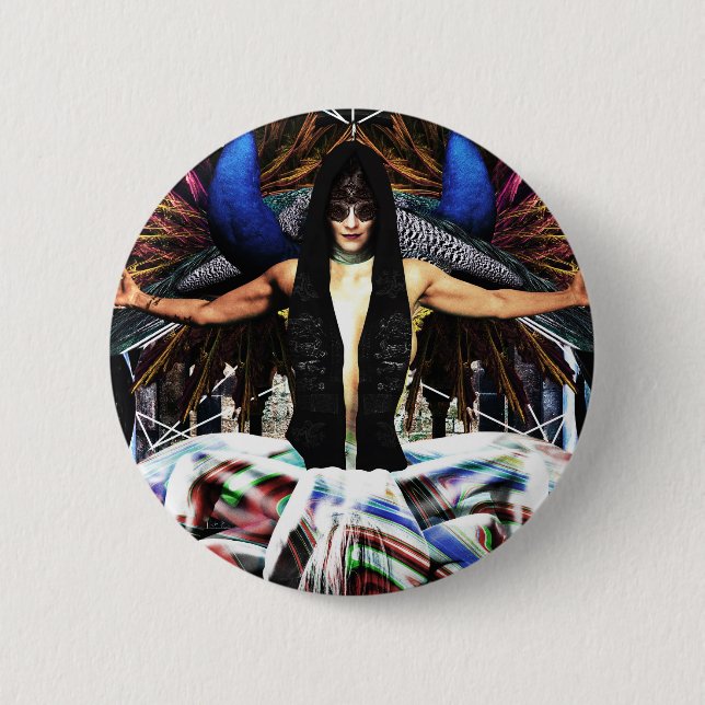 "Arachne- Pride-" 2 Inch Round Button (Front)