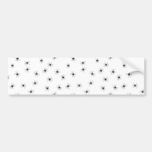 Arachnophobia (Spiders) (Creepy Crawly Insects) Bumper Sticker