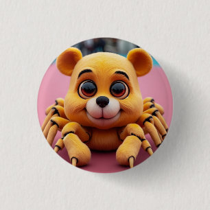 Arachnophobia Winnie the Pooh 1 Inch Round Button