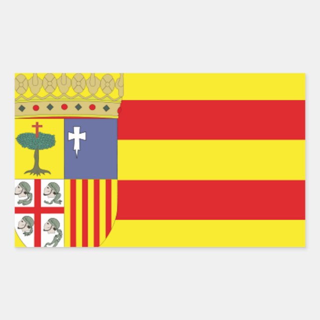 Aragon Flag Sticker (Front)
