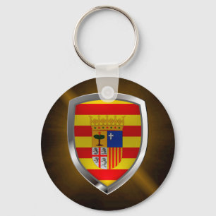 Aragón Metallic Emblem Keychain