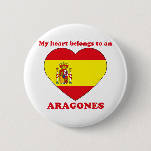 Aragones 2 Inch Round Button