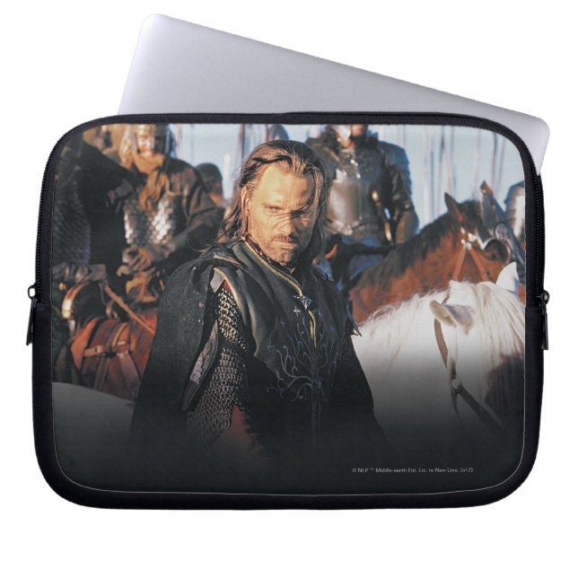 Aragorn on Horseback Laptop Sleeve (Front)