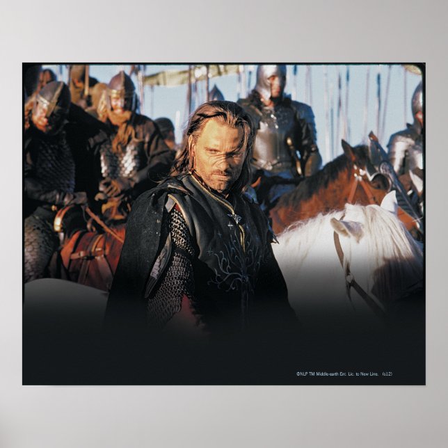 Aragorn on Horseback Poster (Front)