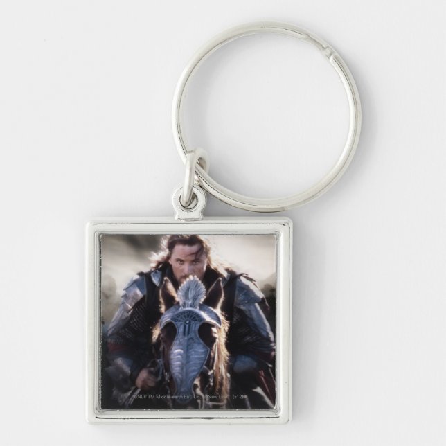 Aragorn Riding Horse Keychain (Front)