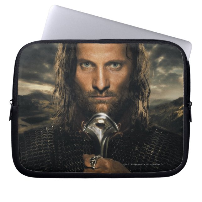 Aragorn Sword Down Laptop Sleeve (Front)