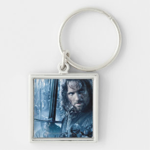 Aragorn Versus Orcs Keychain
